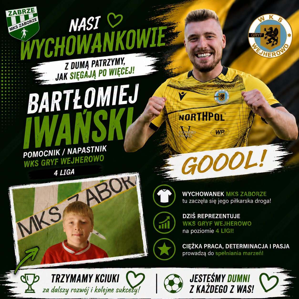 Bartłomiej Iwański — wychowanek MKS Zaborze