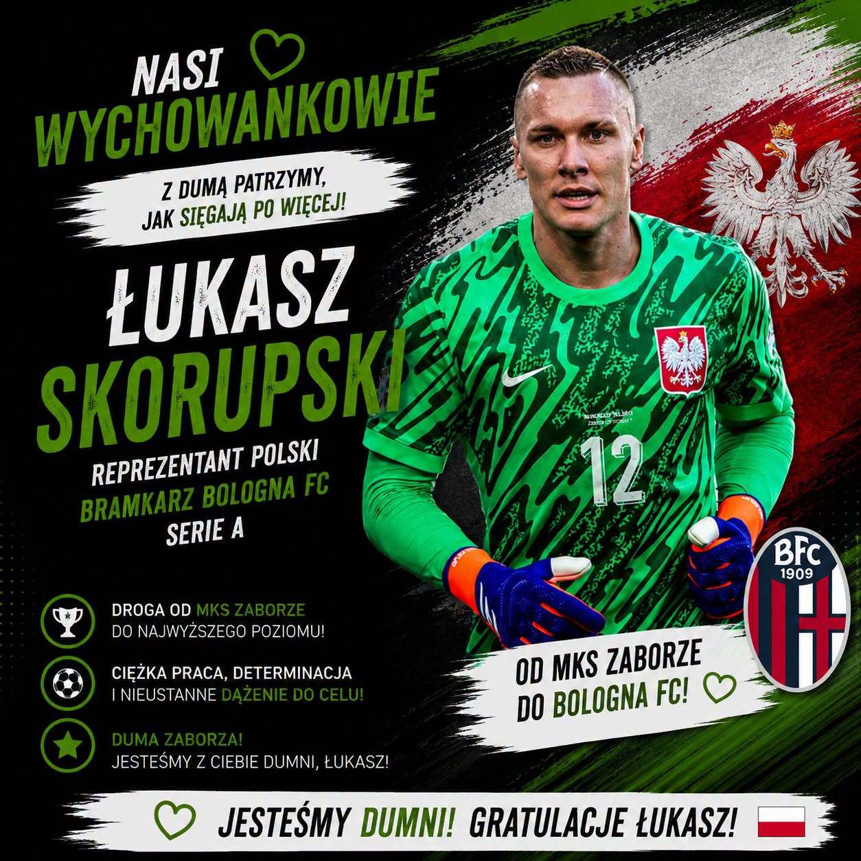 Łukasz Skorupski — wychowanek MKS Zaborze